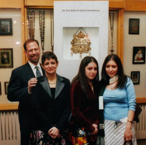 David Brooks, Faye Dottheim-Brooks and their daughters Kara and Joana