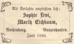 From the Gunzenhauser Anzeigeblatt June 1880
